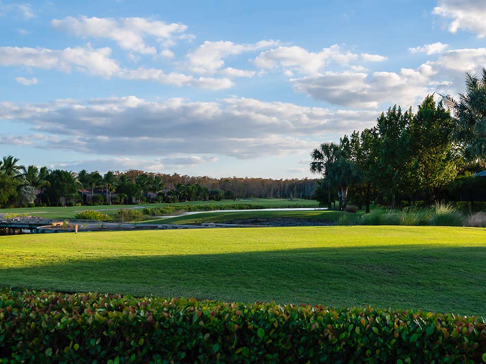 Luxury golf course in Naples Florida